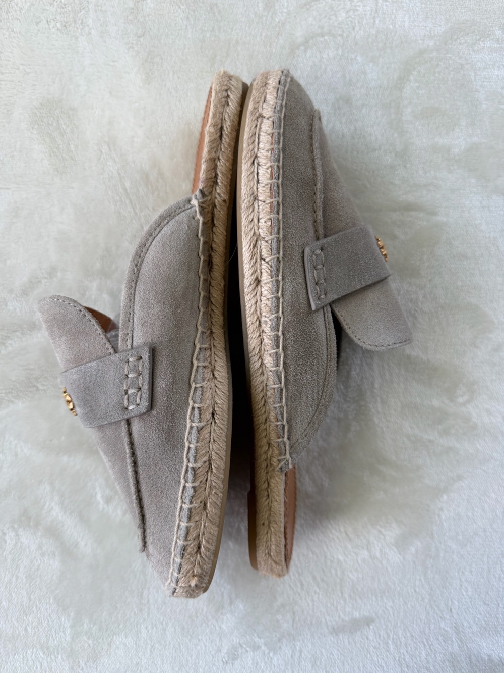 Tory Burch Suede Espadrille Mules / Slides - Picture 3 of 9
